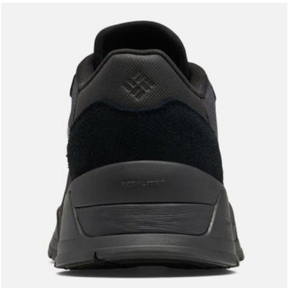 Columbia Women’s Sneaker Wildone Heritage Trainer Black/Charcoal Size 9 - Picture 5 of 8